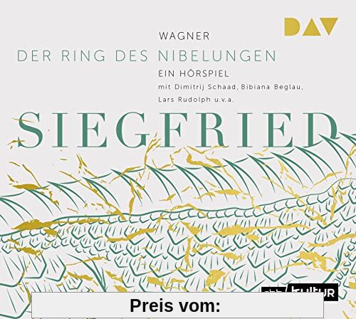 Siegfried. Der Ring des Nibelungen 3: Hörspiel mit Dimitrij Schaad, Bibiana Beglau, Lars Rudolph u.v.a. (1 CD)